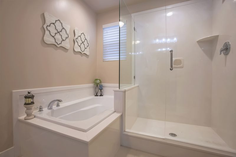 Glass-Enclosed Bathtub